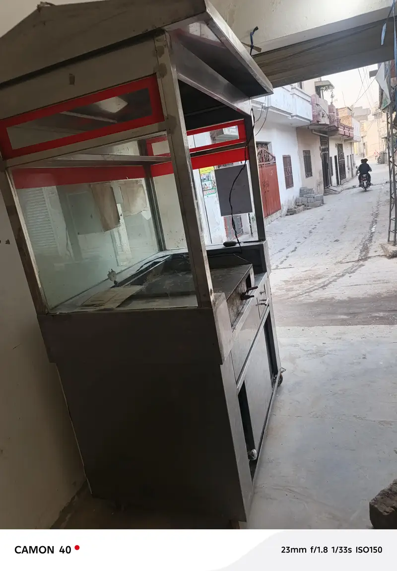 High quality 4/2.5 ft counter with saparate hot plate for sale