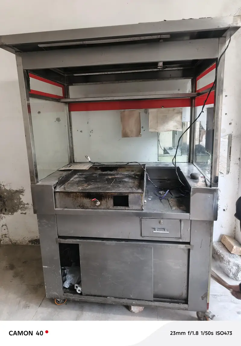 High quality 4/2.5 ft counter with saparate hot plate for sale