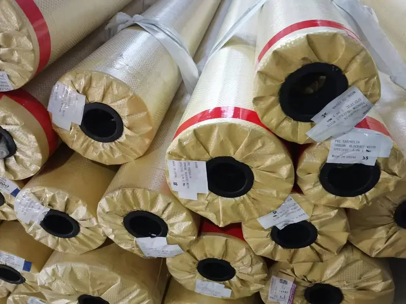 Pvc tensile fabric stock for sale /Car Shed Installation / Dome Shed