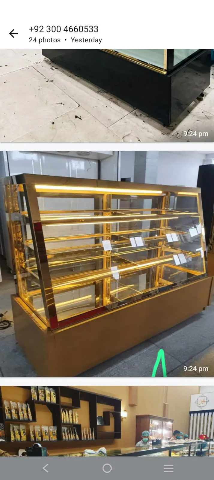 cake counters , Bakery chillers , Counters in Lahore