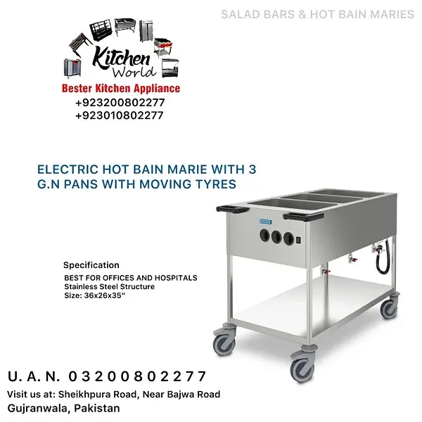 STEAMER COUNTER | BANE MARIE COUNTER | MESS COUNTER | SALAD COUNTER