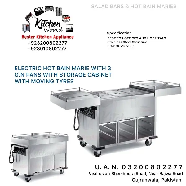 STEAMER COUNTER | BANE MARIE COUNTER | MESS COUNTER | SALAD COUNTER