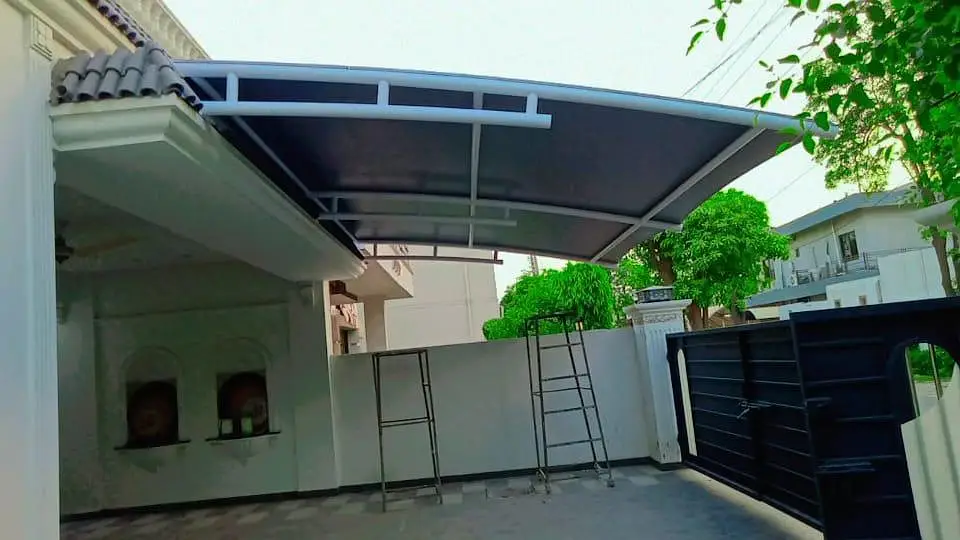 Pvc car shade, Fabric shed, New modern design shed, Canopy, Wall mount