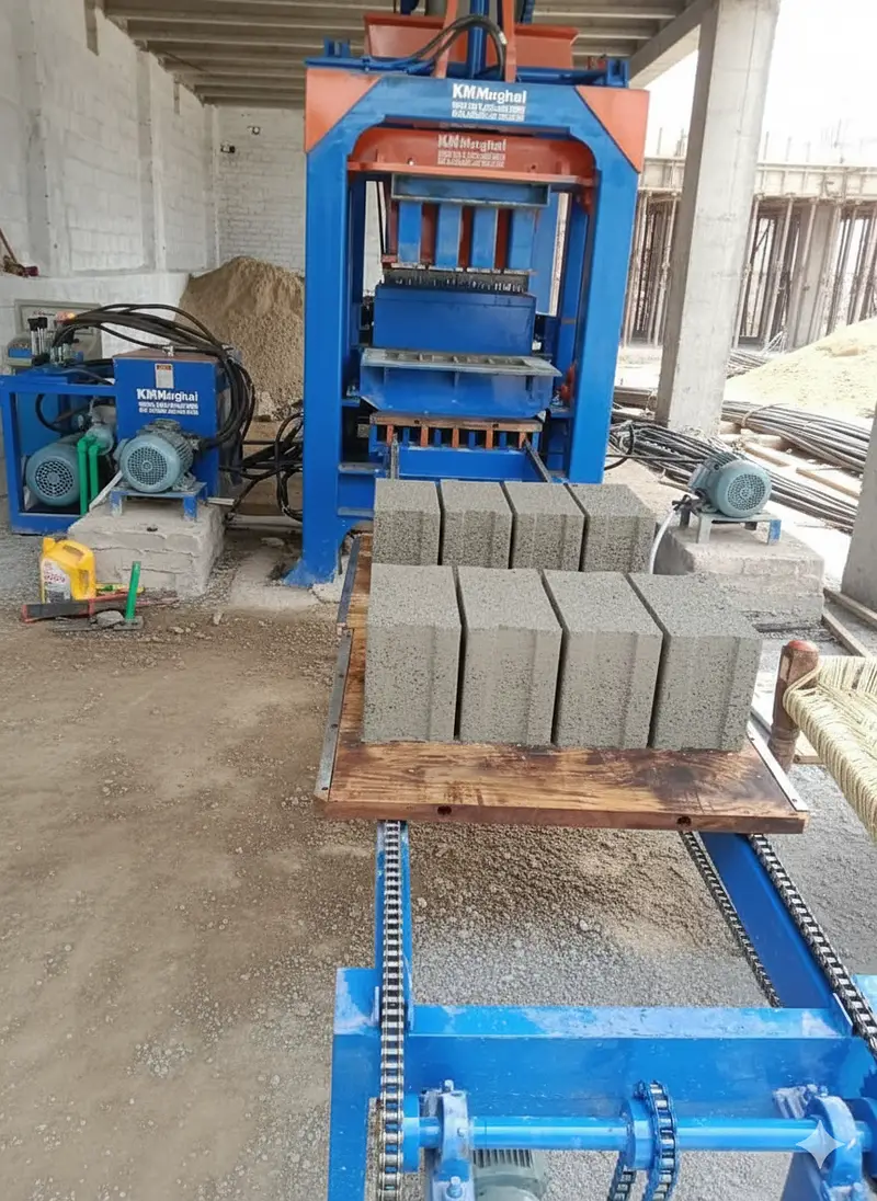 *Concrete Block Making Machine for Sale in Pakistan in Lahore*