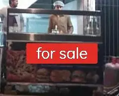 2 hotplates burger Steel counter for sale