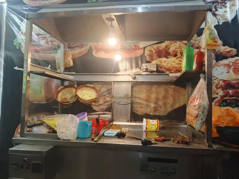 Fast Food Counter With Auto fryer