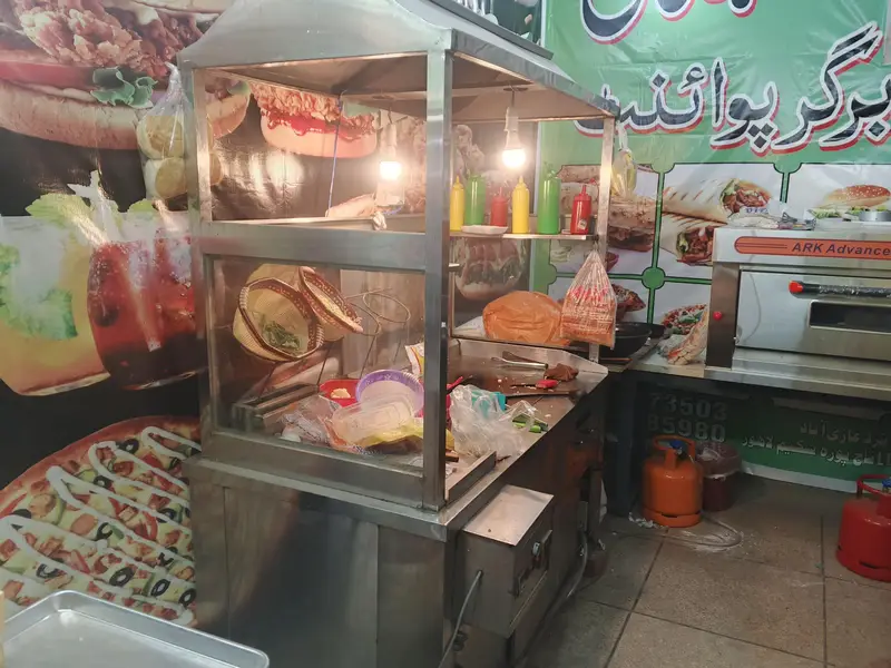 Fast Food Counter With Auto fryer