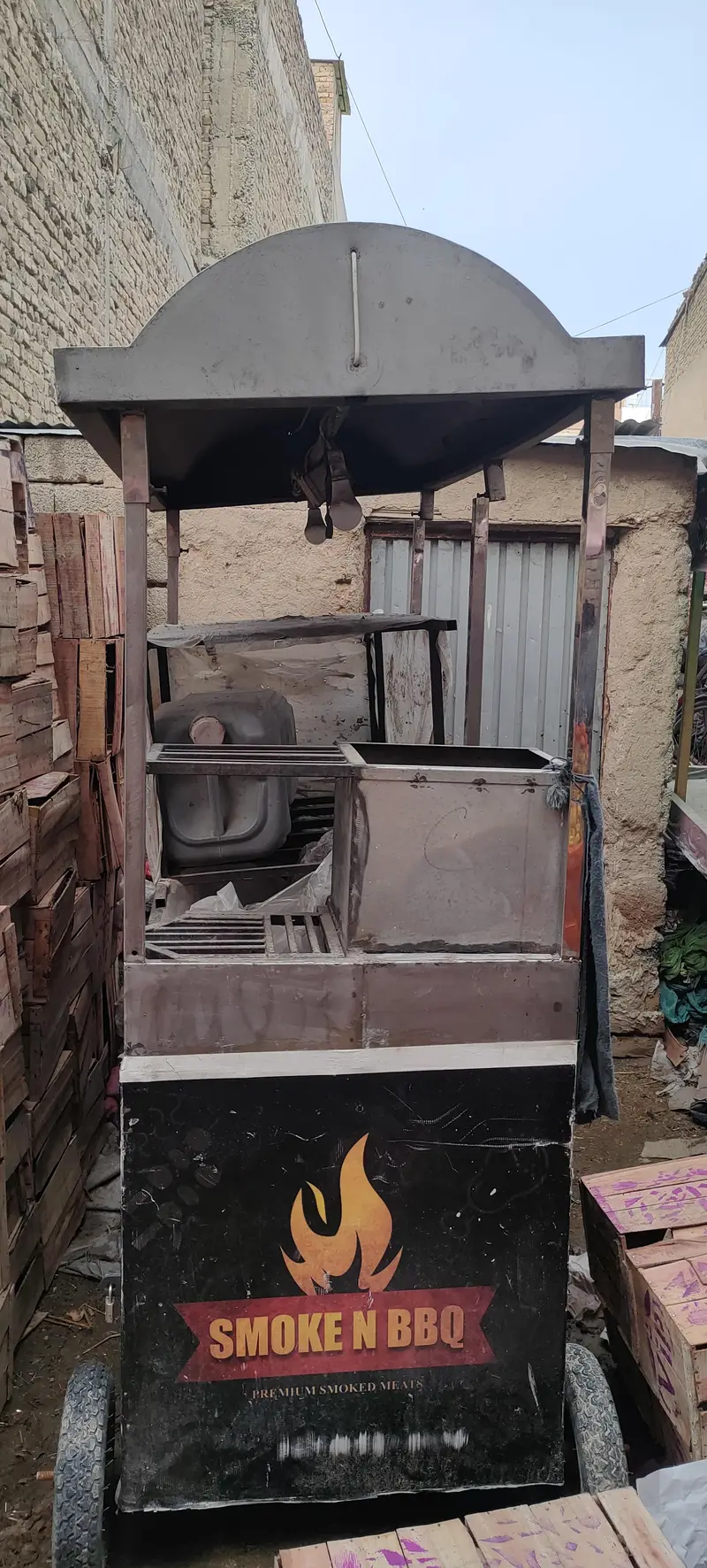 Heavy Duty Steel Cart with wheels