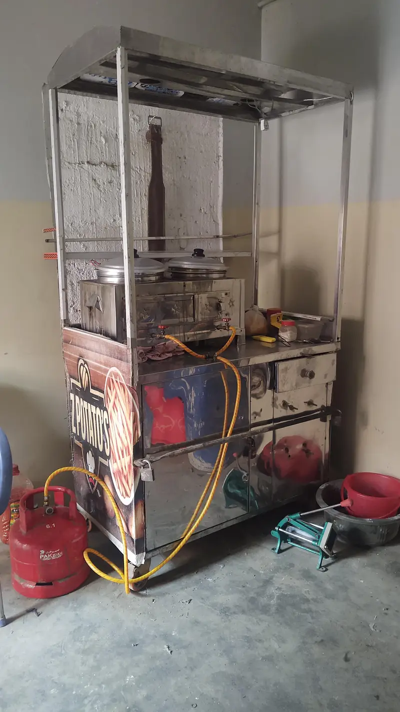 French fries Stall with complete Saman