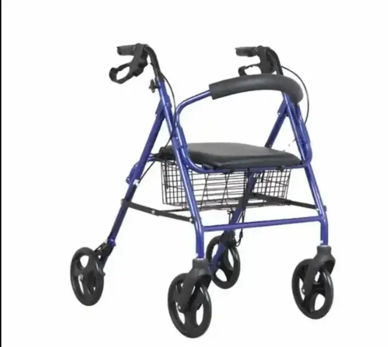 Walker With Wheels – Commode / Shower chair For Home & Patient Use