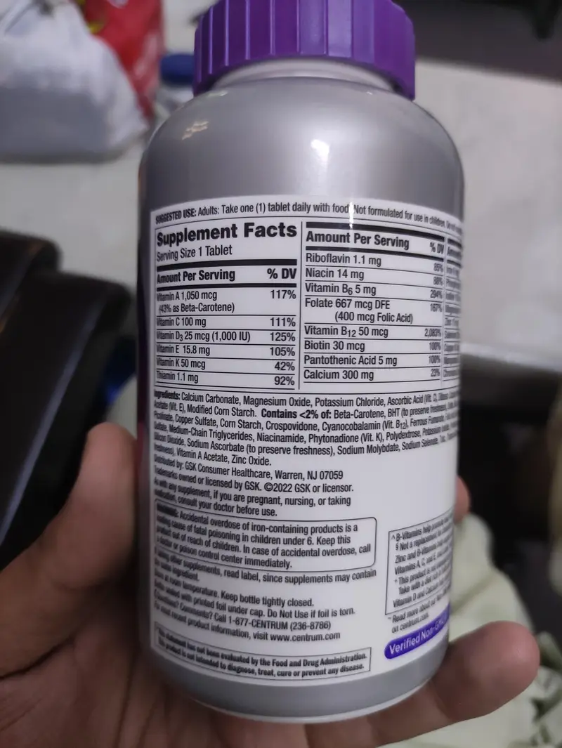 centrum silver women 50+