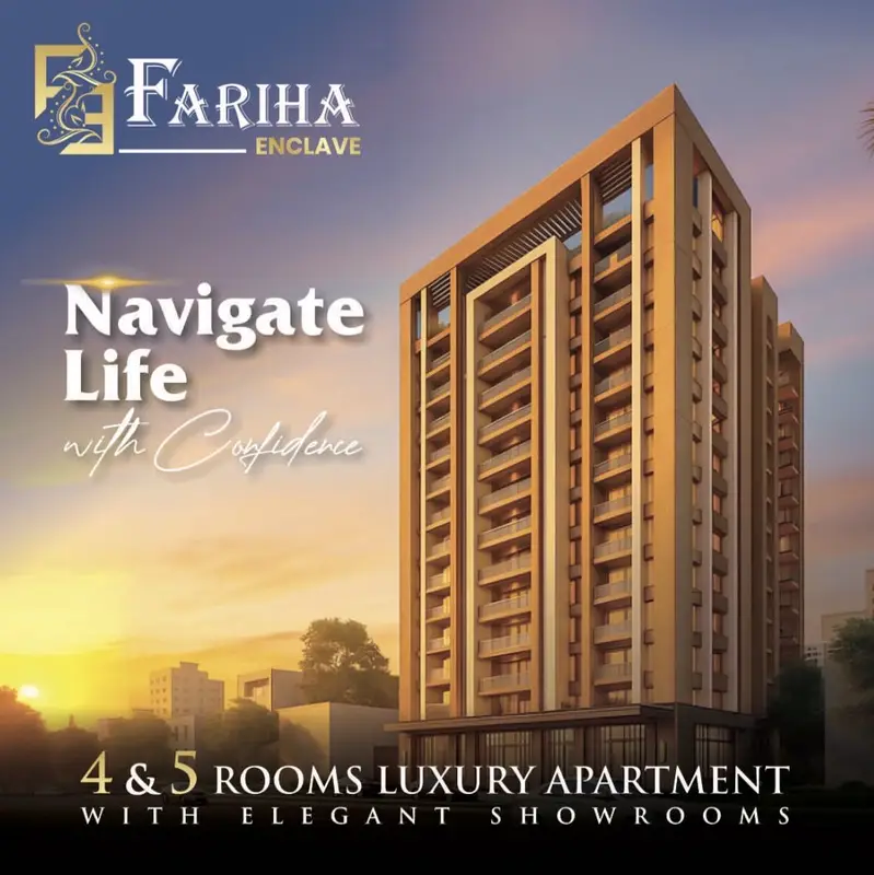 On Booking Fariha Enclave 2 Or 3 Bed DD Flat Opposite Saima Jinnah Icon Mall