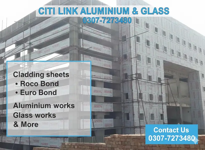 aluminium cladding sheet deluxe bond rocu bond & curtain wall glass