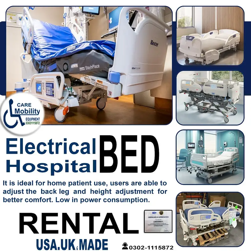 USA Electric Bed ON Rent Hospital Bed Patient Bed Medical Bed for RENT