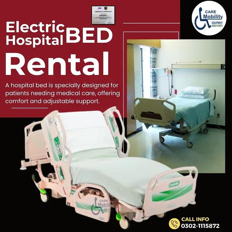 USA Electric Bed ON Rent Hospital Bed Patient Bed Medical Bed for RENT F-10, Islamabad