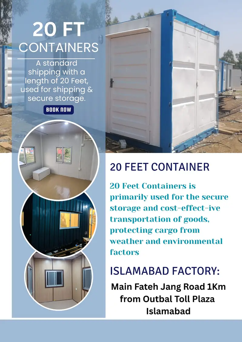 washroom container office container prefab portable sandwitch panel Al Rehman Colony, Multan