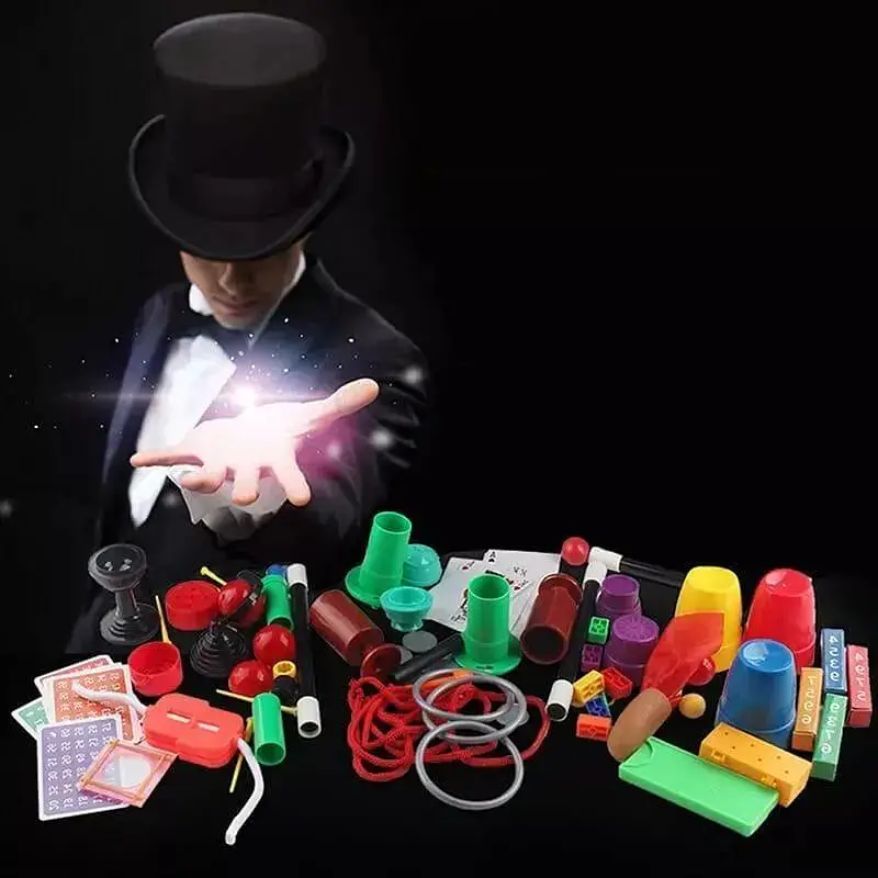 puzzle simple magic prop Beginners magic kit set for kids