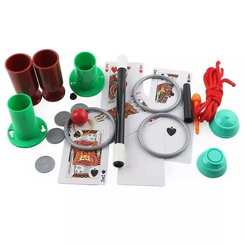 puzzle simple magic prop Beginners magic kit set for kids