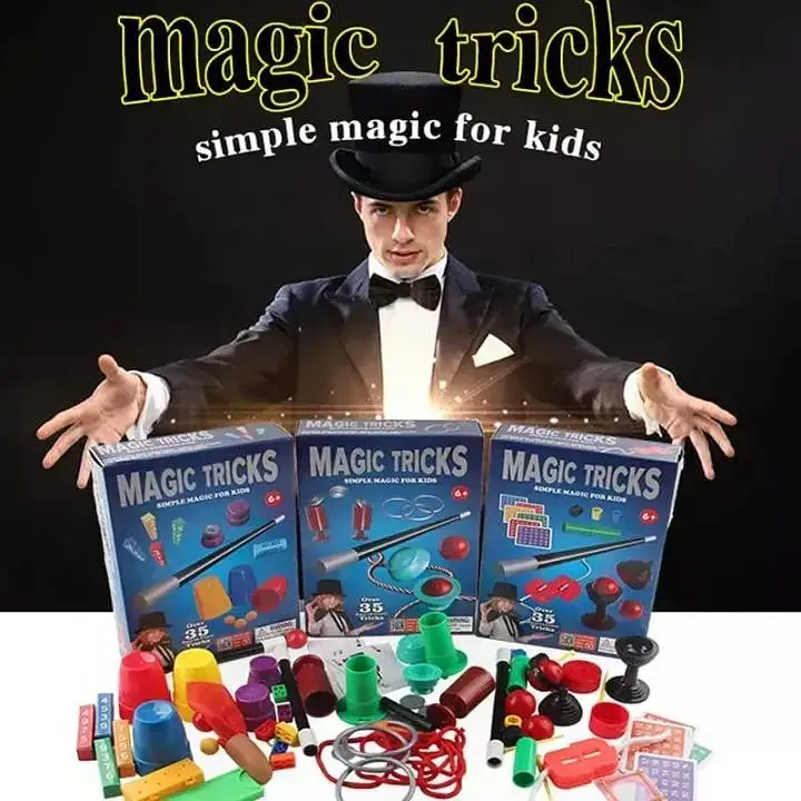 puzzle simple magic prop Beginners magic kit set for kids