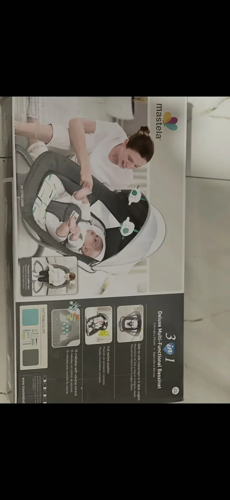 Mastela 3 in 1 deluxe multi functional bassinet