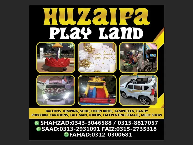 birthday event k Liye rabta Karen full package Bhi hai