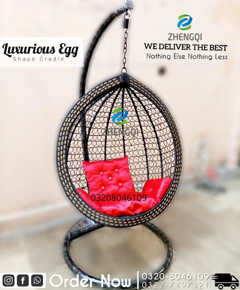 New Swing Chair Jhoola, Single & Double, Macrame Jhula, Hanging, COD