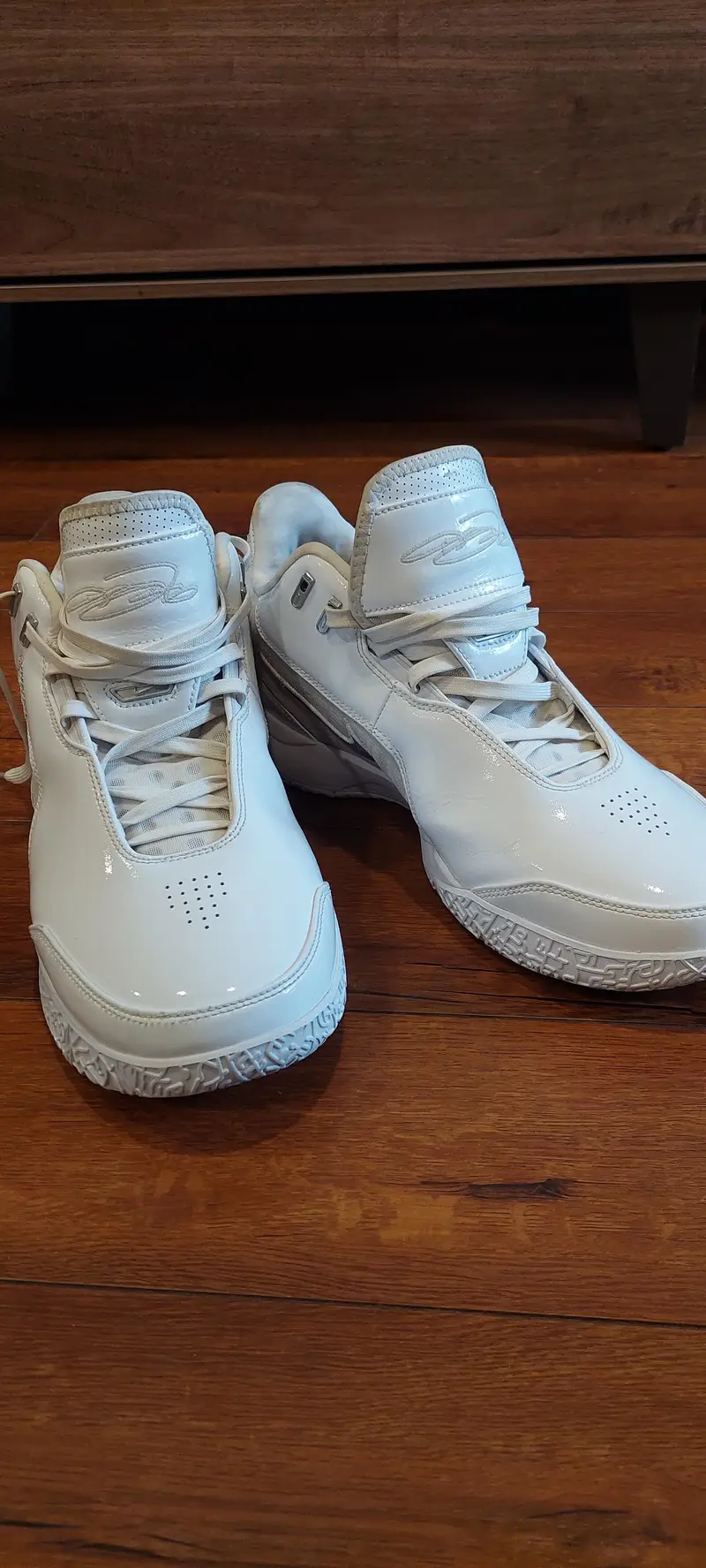 Nike LeBron NXXT GEN AMPD Triple White (size UK 12) Exchange Possible