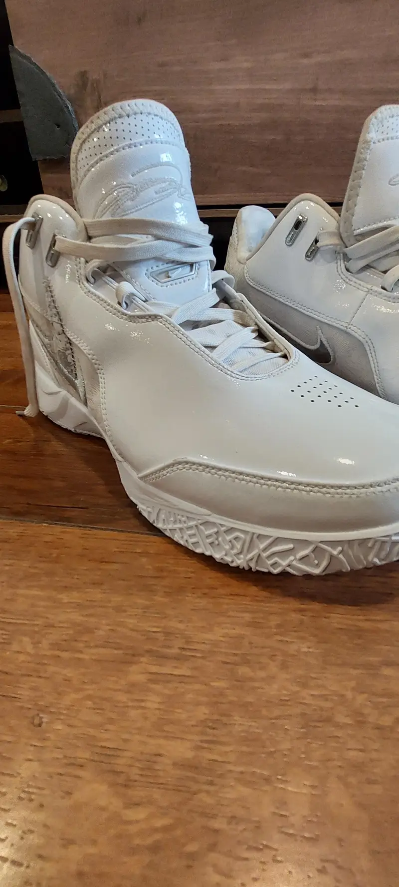 Nike LeBron NXXT GEN AMPD Triple White (size UK 12) Exchange Possible