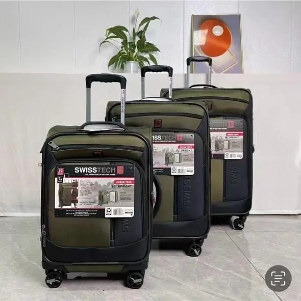 Luggage Bag SwissTech Traveling imported Suitecase TrollyBag Bagpack