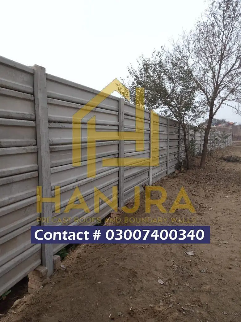 hanjra precast boundary walls and roof