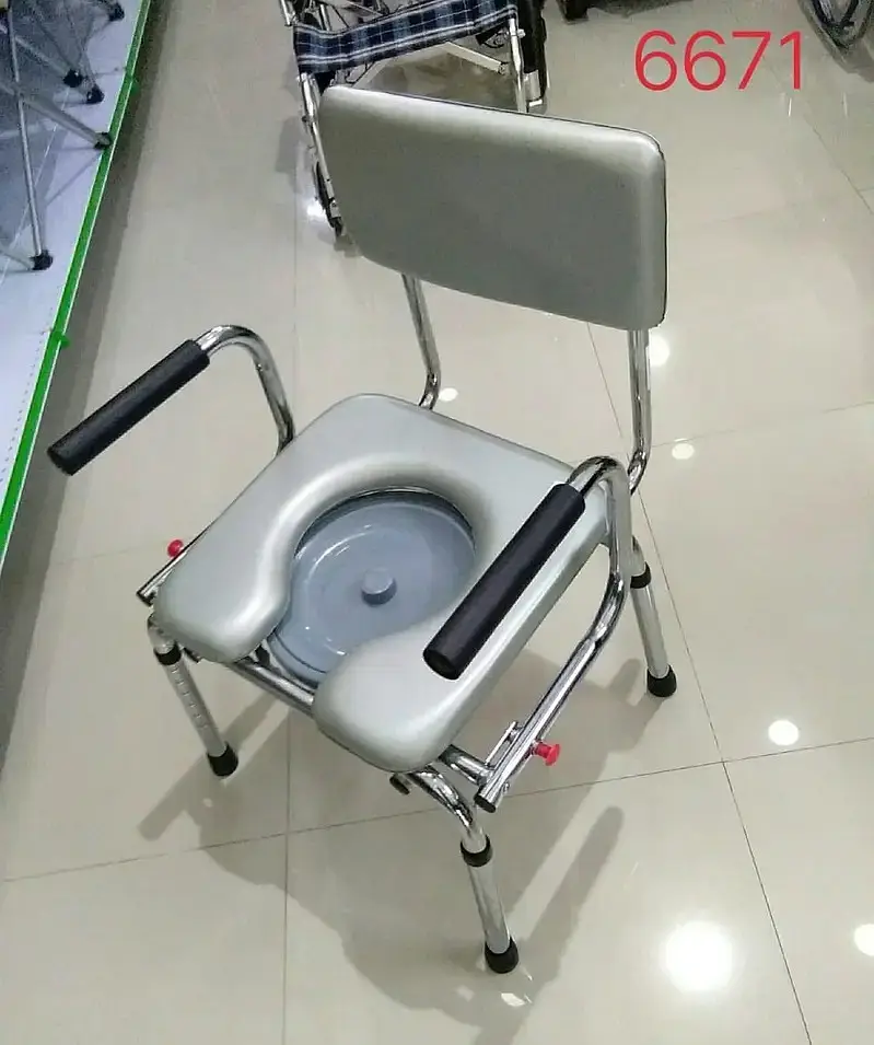 Foldable Commode Chair Toilet Chair for Sale In Karachi