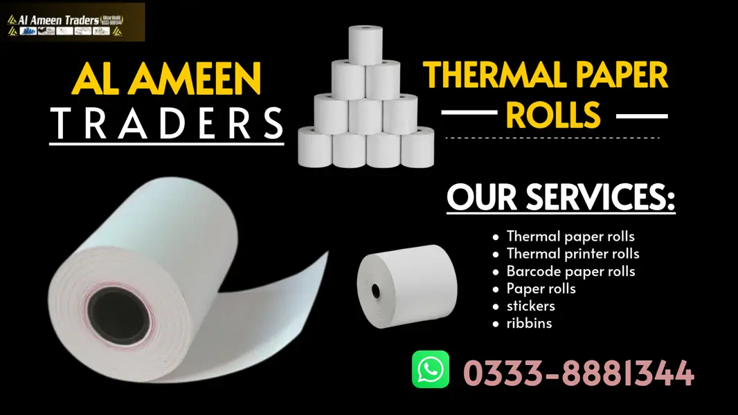 Printer Paper Roll , Barcode Labels , Thermal Roll , lable , sticker