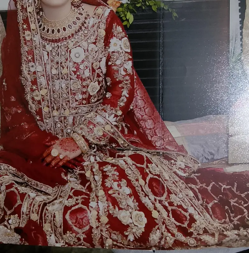 Heavy Red Bridal Lehenga | Full Hand Embroidery | Wedding Wear