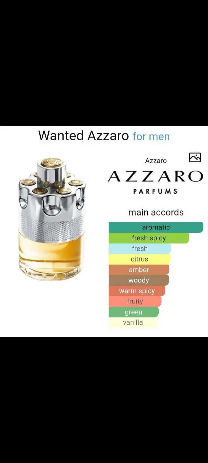 Azzaro wanted for men / orginal imported / Branded perfumes / for Men