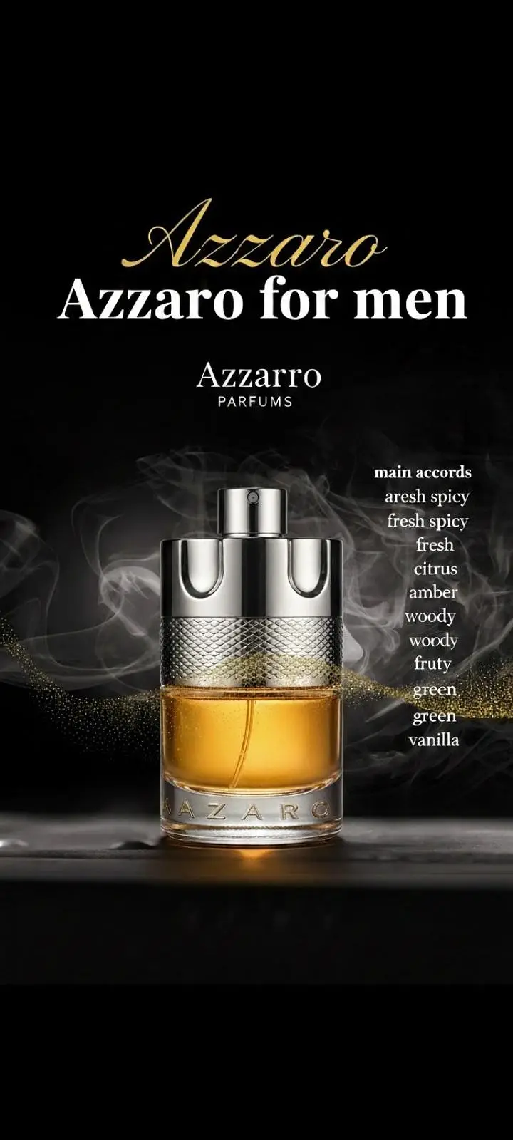 Azzaro wanted for men / orginal imported / Branded perfumes / for Men