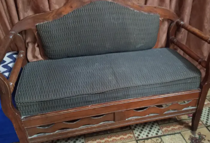 Wooden Sofa n Stools