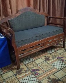 Wooden Sofa n Stools