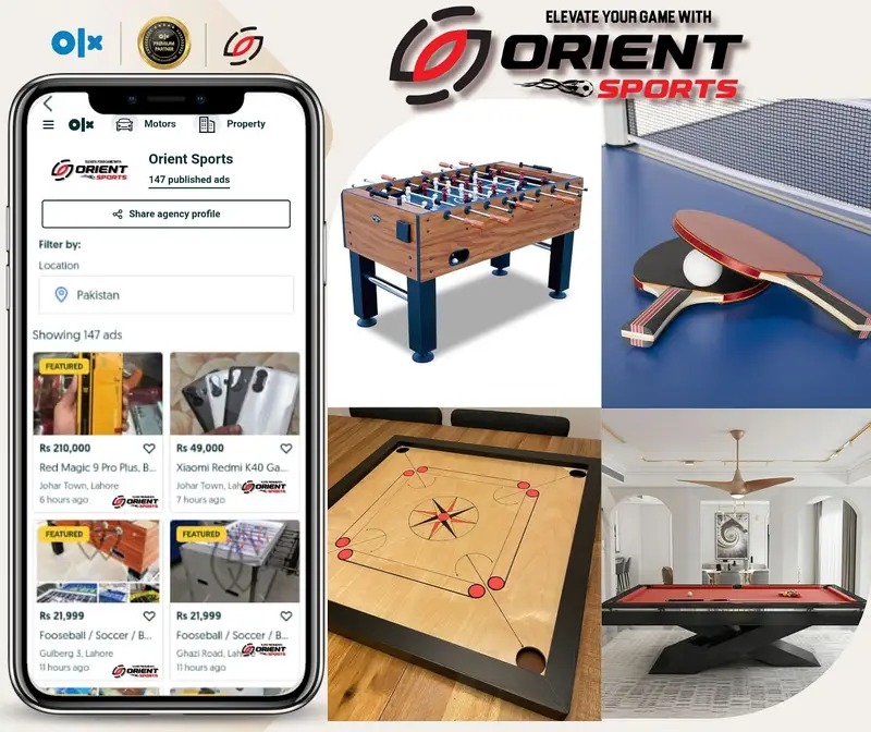 SNOOKER TABLE | CARROM BOARD | FOOSBALL | TABLE TENNIS | ALL SPORTS
