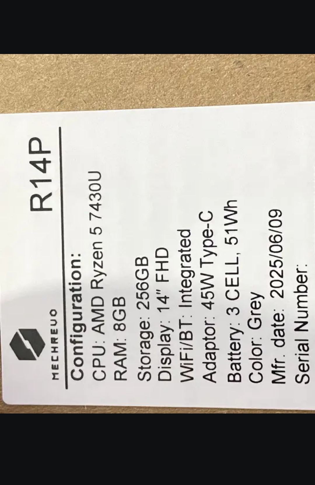 Mechrevo laptop for sale brand new box pack