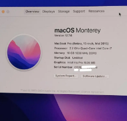 MacBook pro 15-inch retina (mid 2015) l Core i7 l 16/256SSD l 2Gb Grap