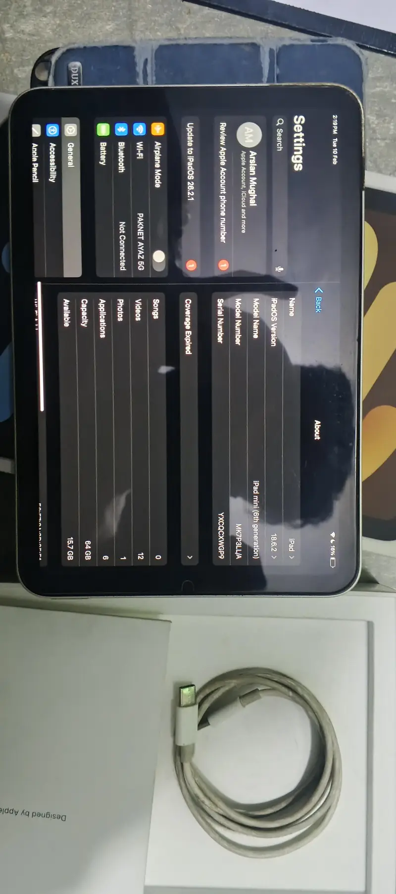 ipad mini 6 (64gb) urgent sell