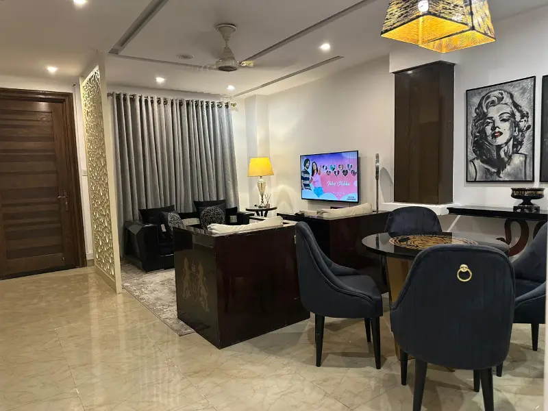 Fully Furnished, 2 Beds Apartment For Rent In Ex Air Avenue DHA Phase 8 Airport Road Lahore
