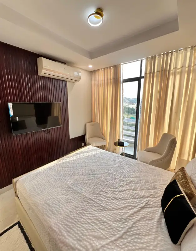 One Bed Luxurious Fully Furnished Apartment Available For Rent Prime Location, Bahria Enclave Islamabad