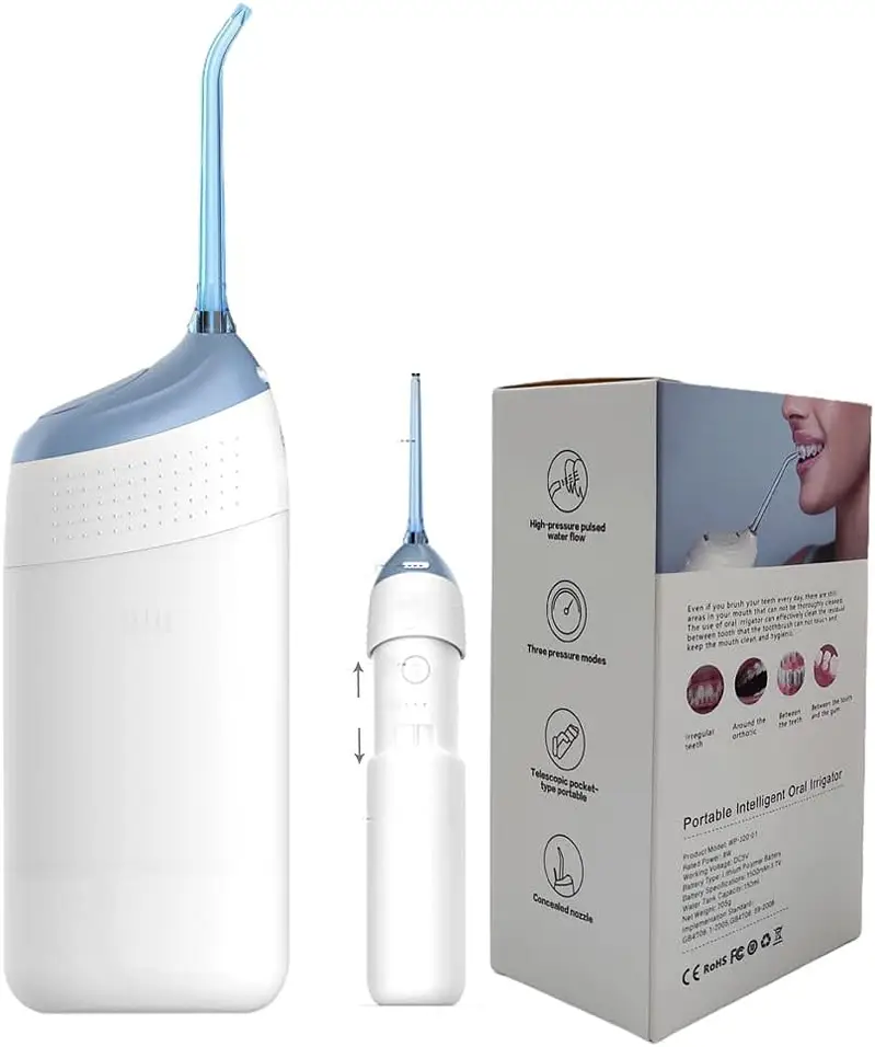 Jomocare Water Flosser for Teeth Portable Oral Irrigator 120psi Water