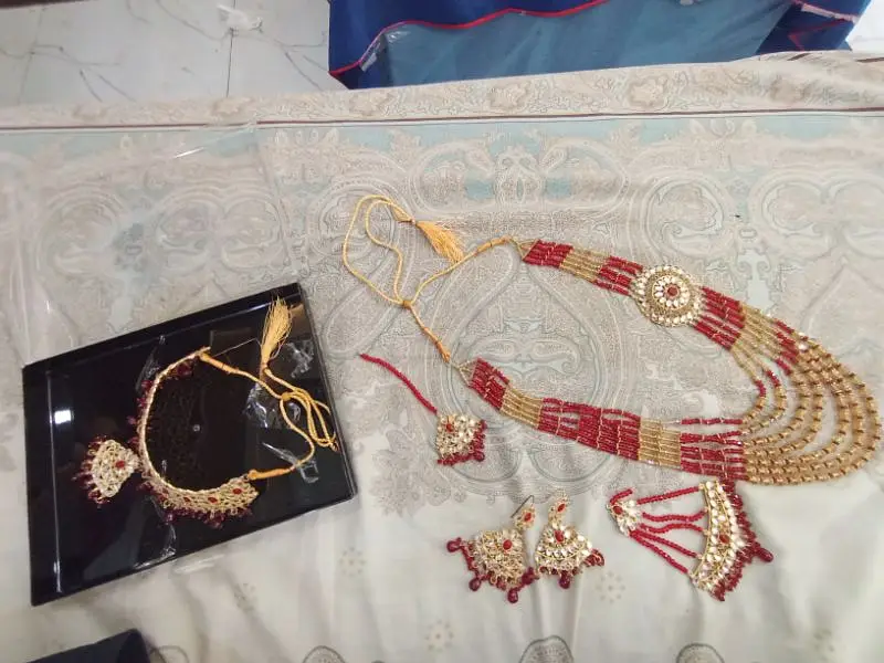 Complete Wedding Bridal Jewellery Set – Like New – Rs15,000