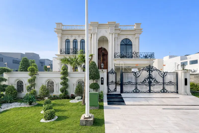 Italian Design One Kanal Newly Built Luxurious Bungalow Just Moments From Main Road