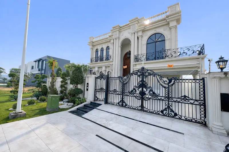 Italian Design One Kanal Newly Built Luxurious Bungalow Just Moments From Main Road