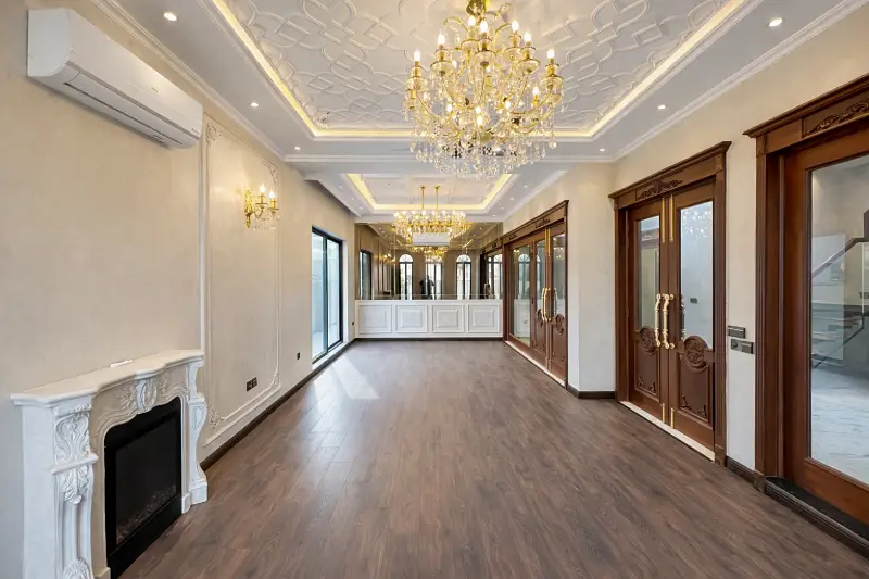 Italian Design One Kanal Newly Built Luxurious Bungalow Just Moments From Main Road