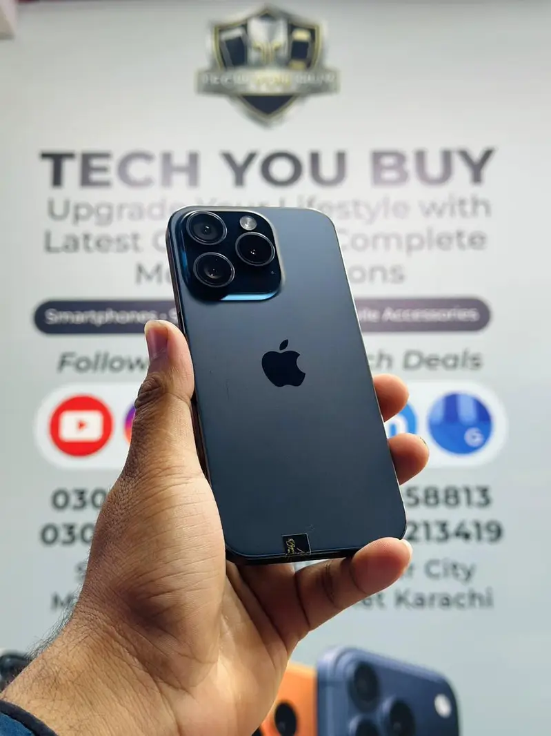 Iphone 15 Pro 128GB Non Pta Factory Unlock Water Pack