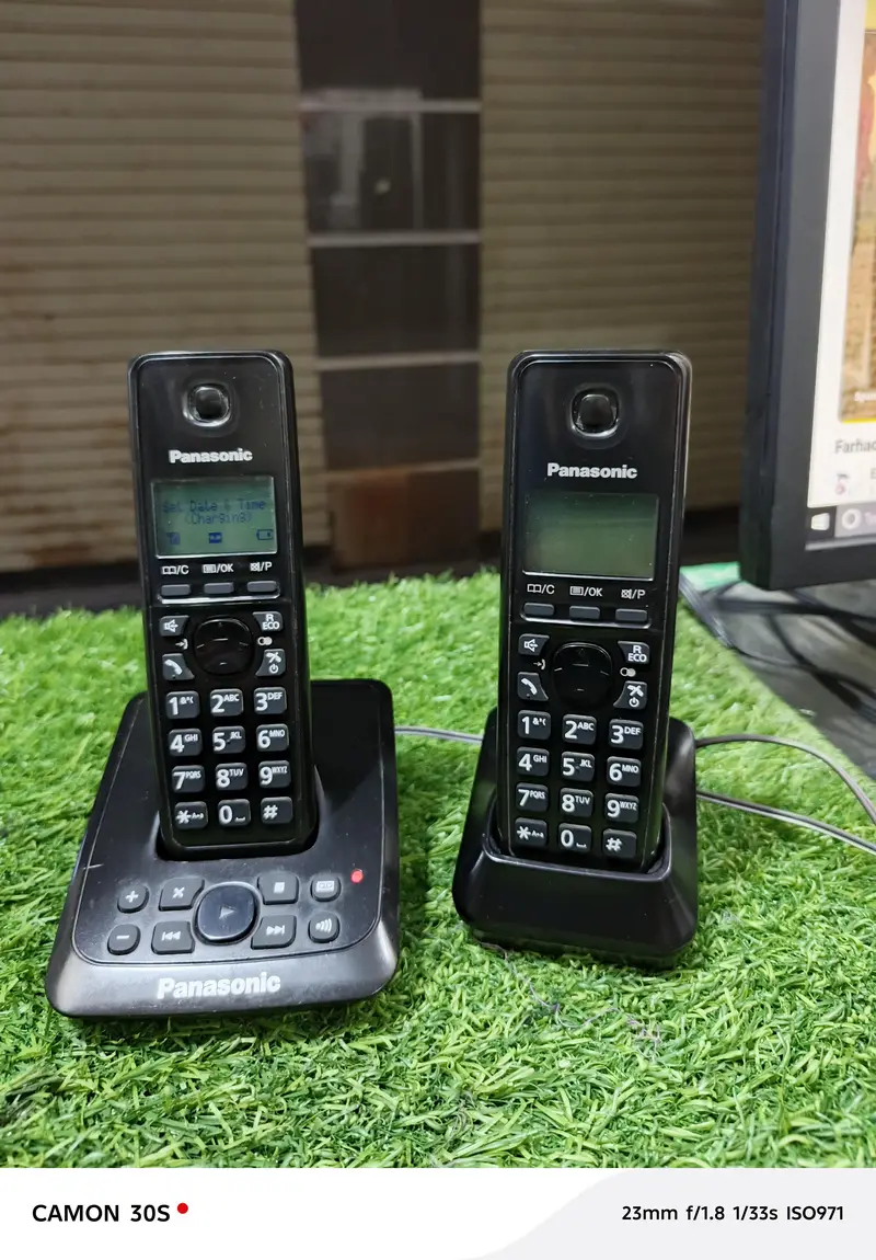 Panasonic KXTG2721E Twin Pack Cordless Landline Phone UK imported